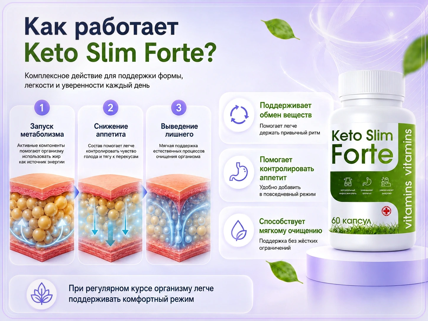 Как работает Keto Slim Forte