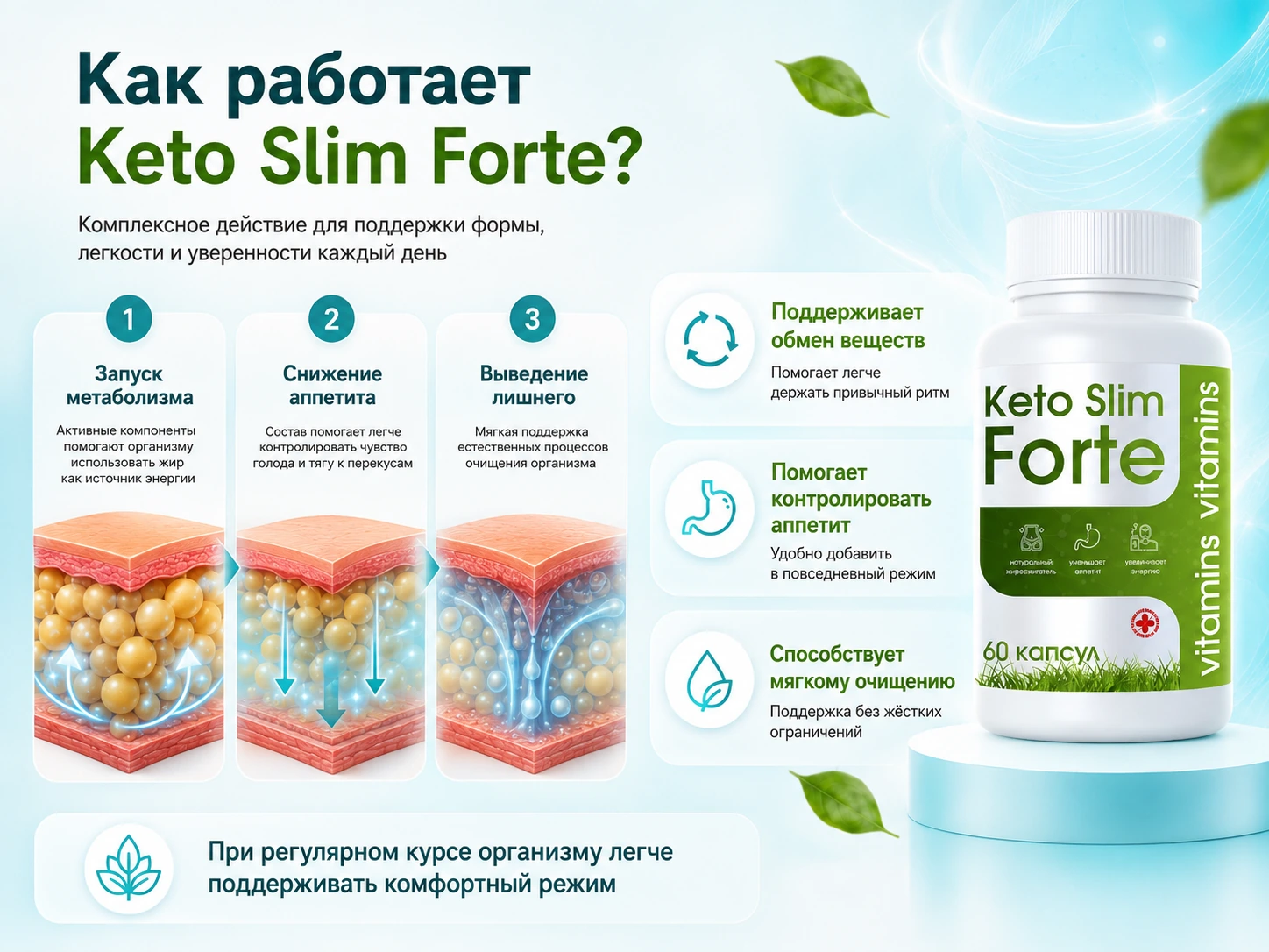Как работает Keto Slim Forte